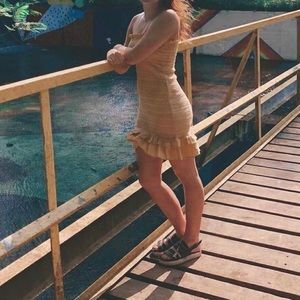 American Eagle Yellow sundress